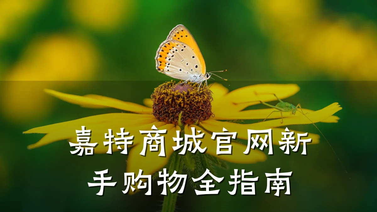 嘉特商城官网新手购物全指南