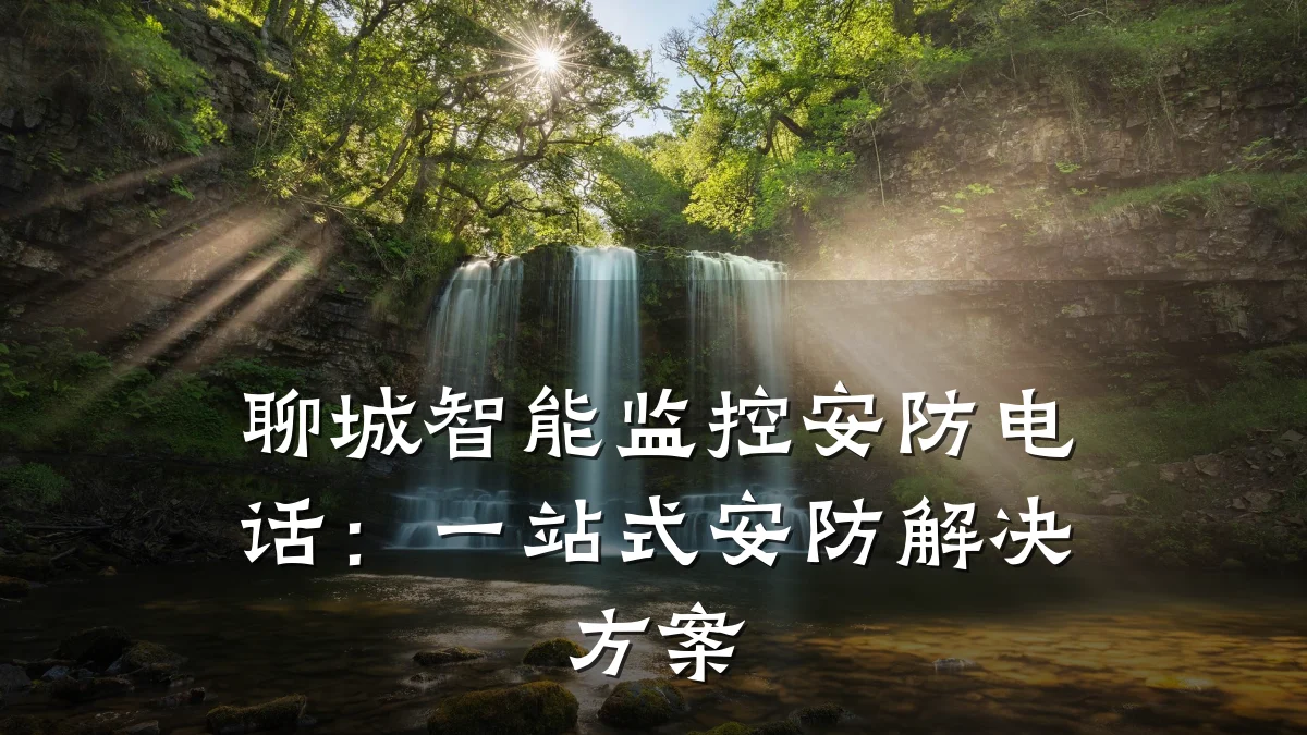 聊城智能监控安防电话:一站式安防解决方案