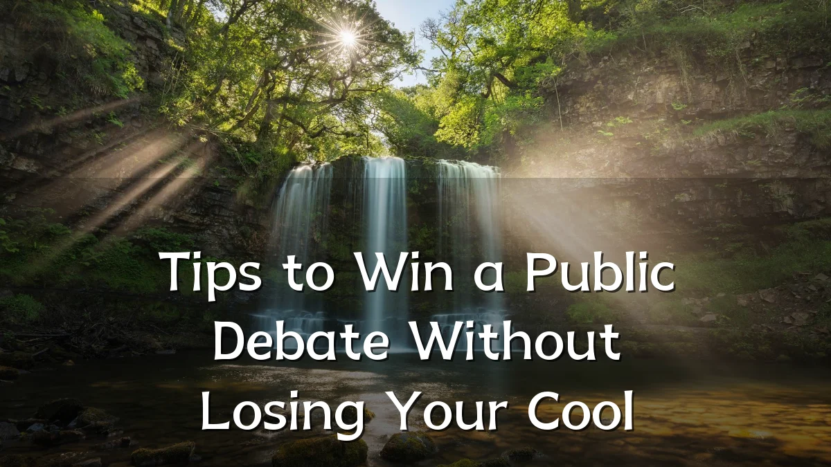 Tips to Win a Public Debate Without Losing Your Cool