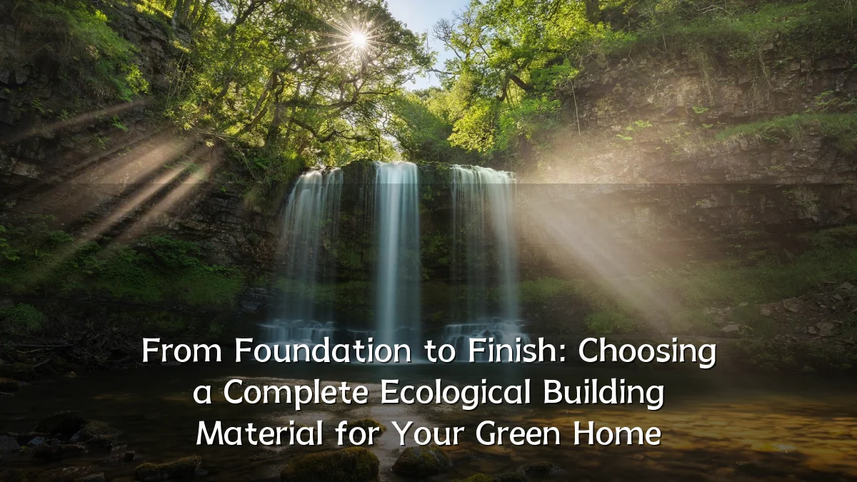 From Foundation to Finish: Choosing a Complete Ecological Building Material for Your Green Home