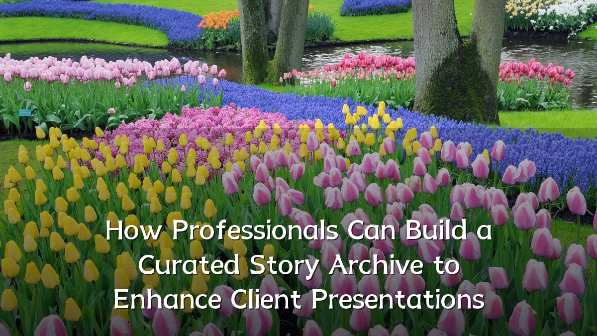 How Professionals Can Build a Curated Story Archive to Enhance Client Presentations