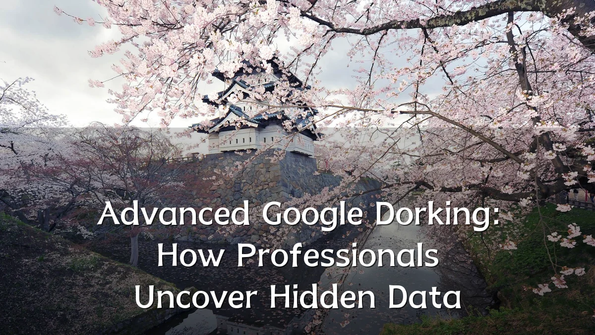 Advanced Google Dorking: How Professionals Uncover Hidden Data