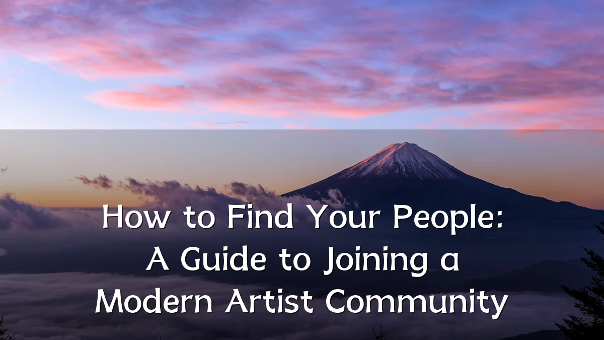 How to Find Your People: A Guide to Joining a Modern Artist Community