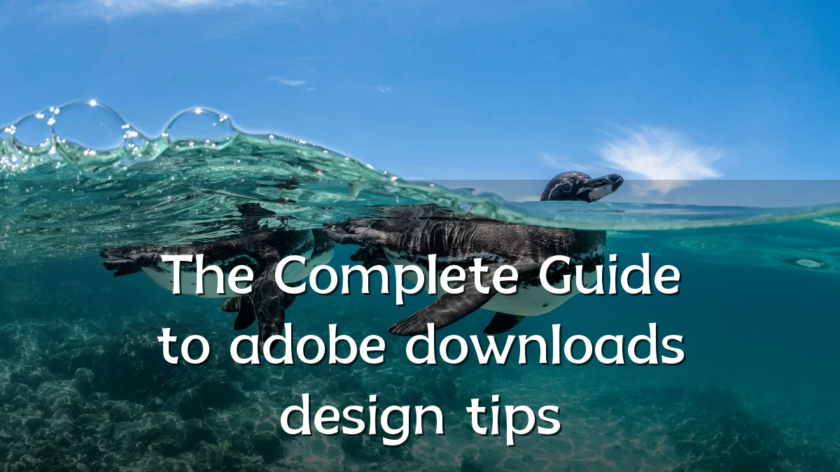 The Complete Guide to adobe downloads design tips