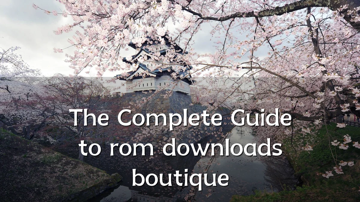 The Complete Guide to rom downloads boutique