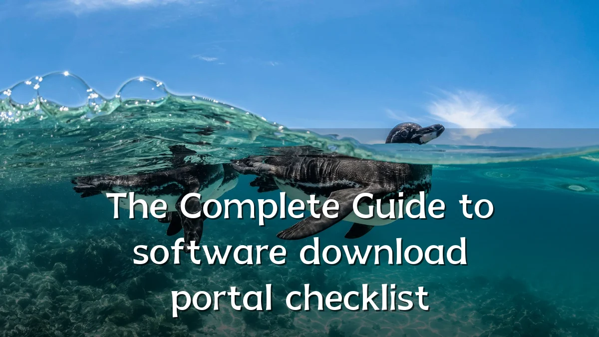 The Complete Guide to software download portal checklist