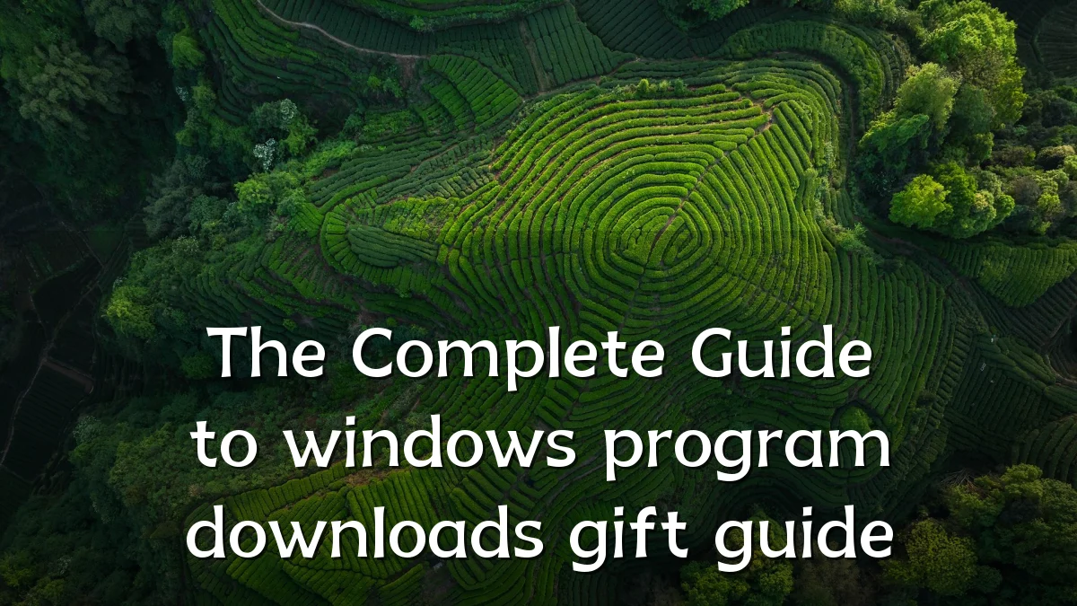 The Complete Guide to windows program downloads gift guide