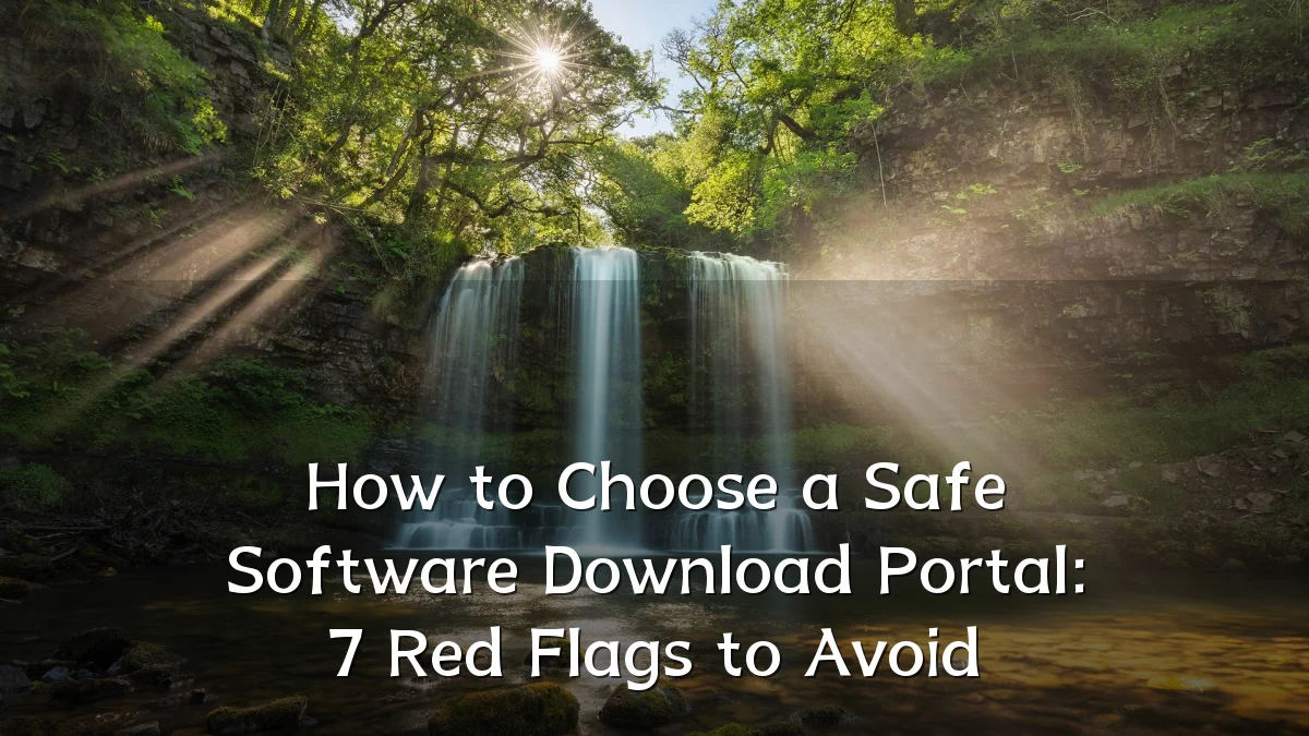 How to Choose a Safe Software Download Portal: 7 Red Flags to Avoid