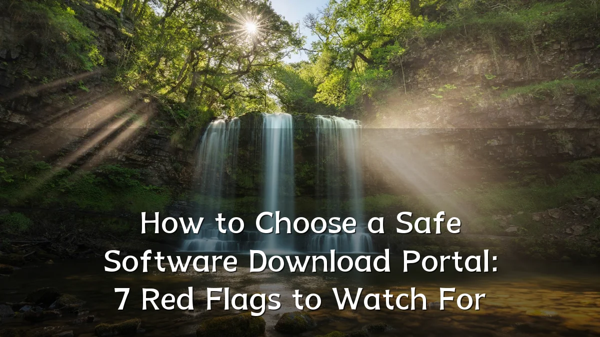 How to Choose a Safe Software Download Portal: 7 Red Flags to Watch For