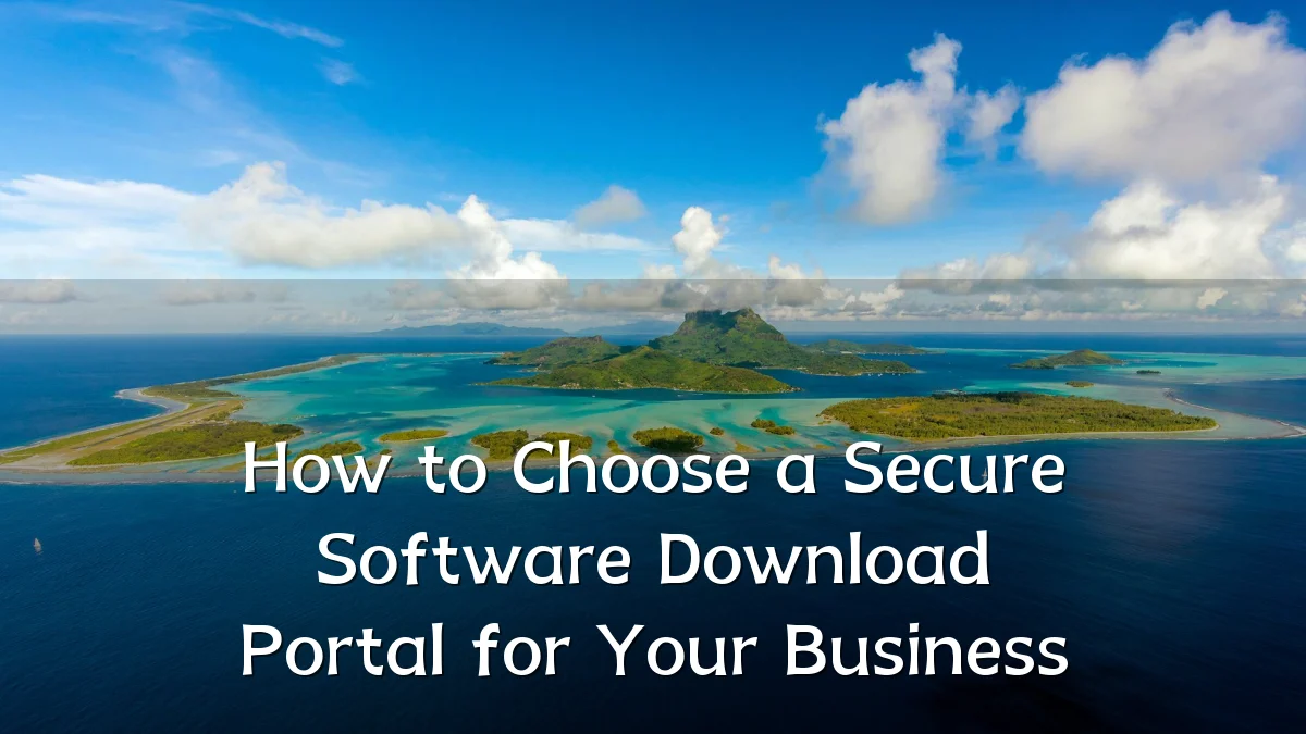 How to Choose a Secure Software Download Portal for Your Business