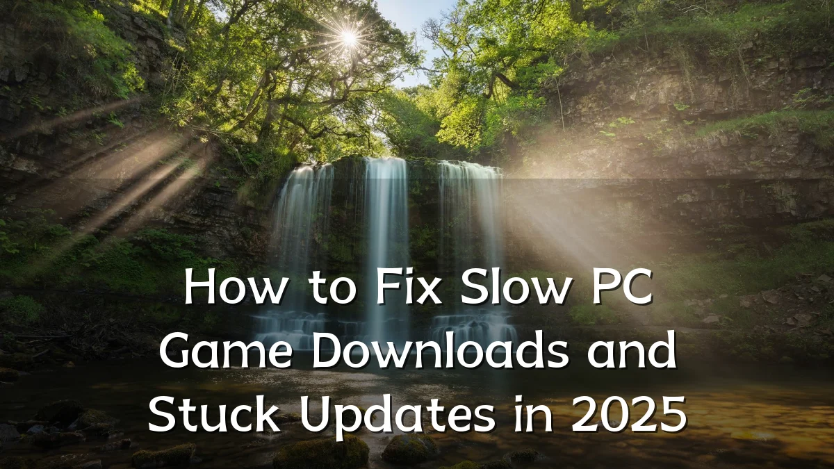 How to Fix Slow PC Game Downloads and Stuck Updates in 2025