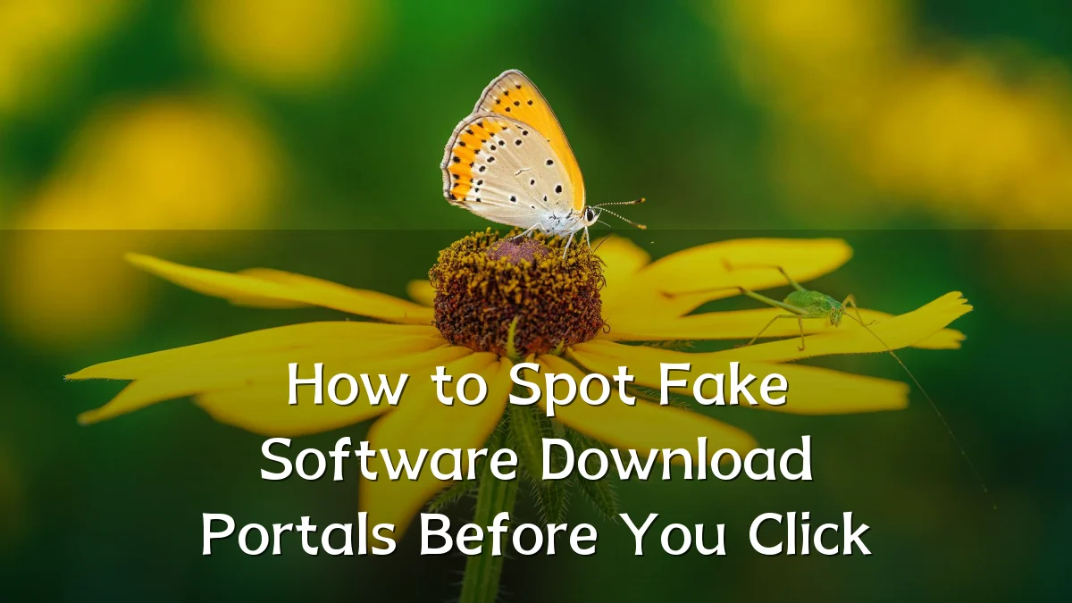 How to Spot Fake Software Download Portals Before You Click