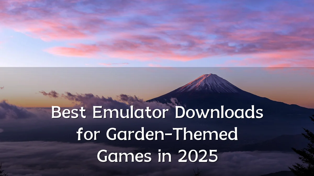 Best Emulator Downloads for Garden-Themed Games in 2025