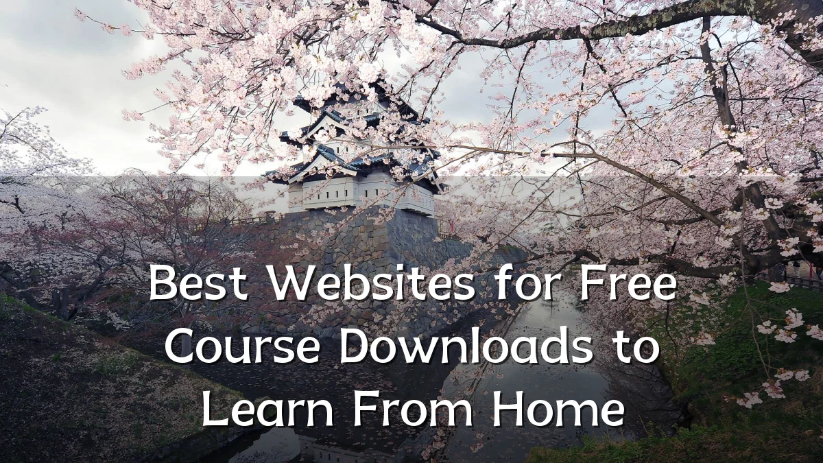 Best Websites for Free Course Downloads to Learn From Home