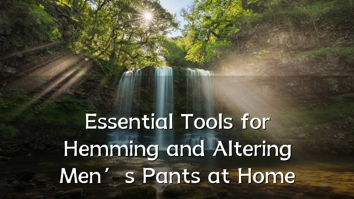 Essential Tools for Hemming and Altering Men’s Pants at Home