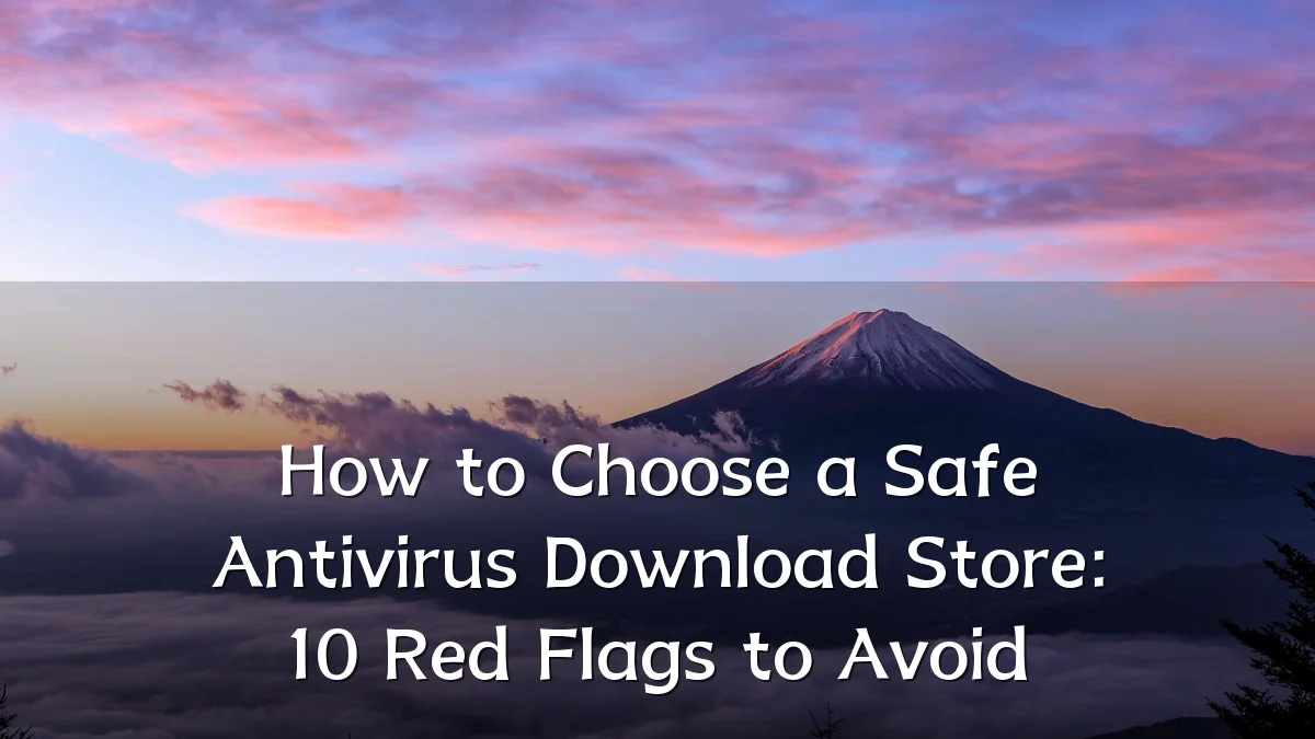 How to Choose a Safe Antivirus Download Store: 10 Red Flags to Avoid