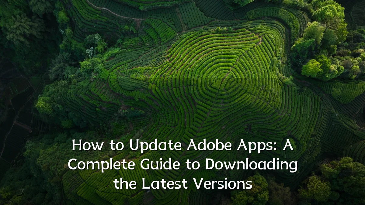 How to Update Adobe Apps: A Complete Guide to Downloading the Latest Versions