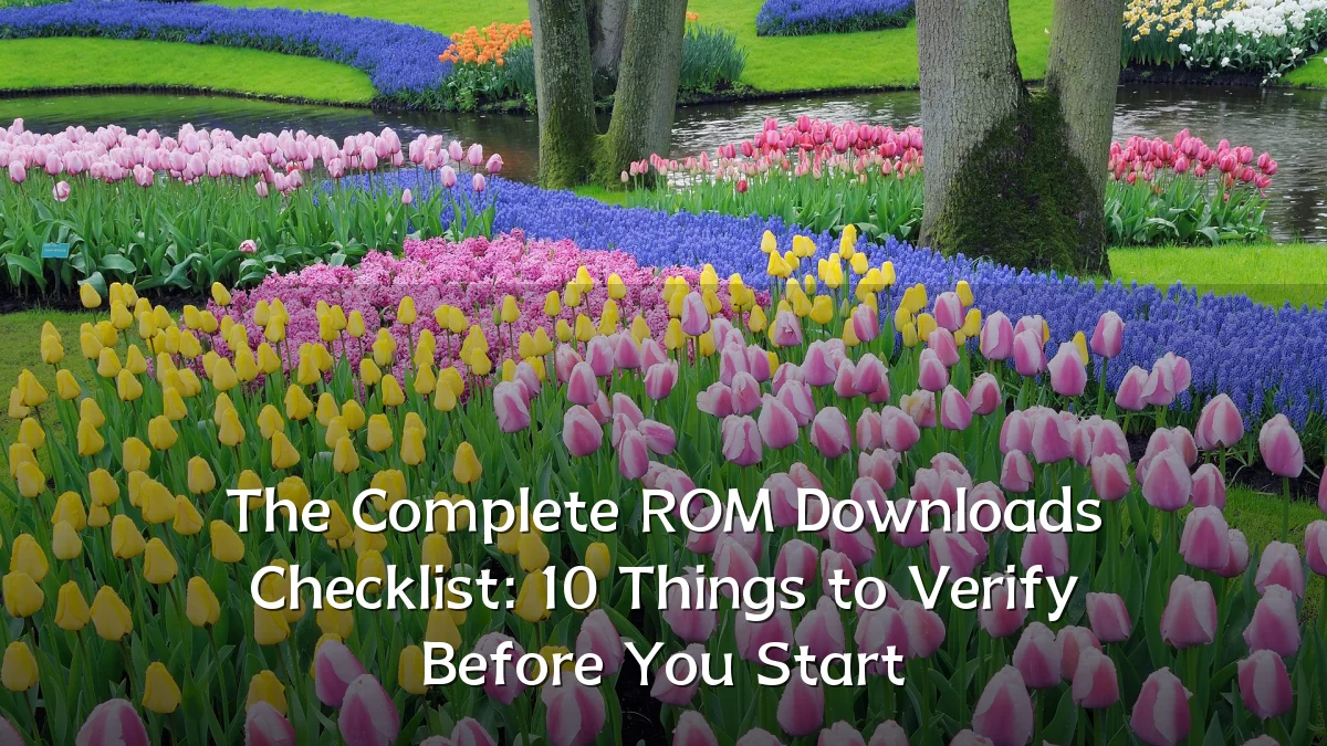 The Complete ROM Downloads Checklist: 10 Things to Verify Before You Start
