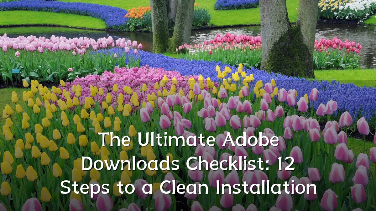 The Ultimate Adobe Downloads Checklist: 12 Steps to a Clean Installation
