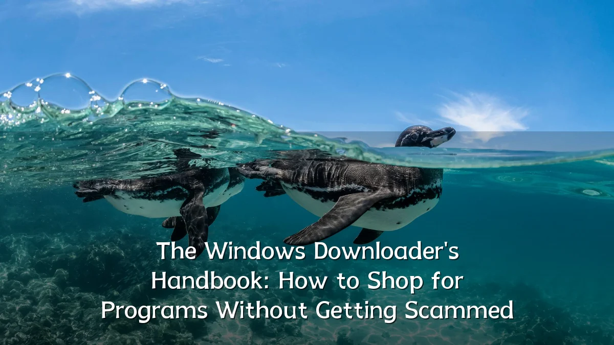 The Windows Downloader's Handbook: How to Shop for Programs Without Getting Scammed