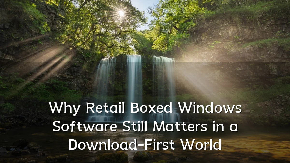 Why Retail Boxed Windows Software Still Matters in a Download-First World